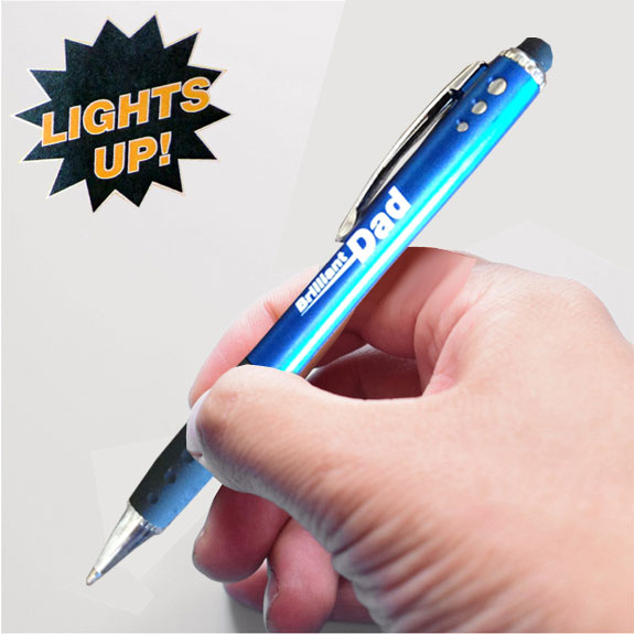 Brilliant Dad Light-Up Pen - Dad Gifts - Holiday Gifts Mart