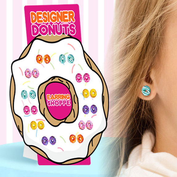 Donut Earrings - Jewelry Gifts - Holiday Gifts Mart