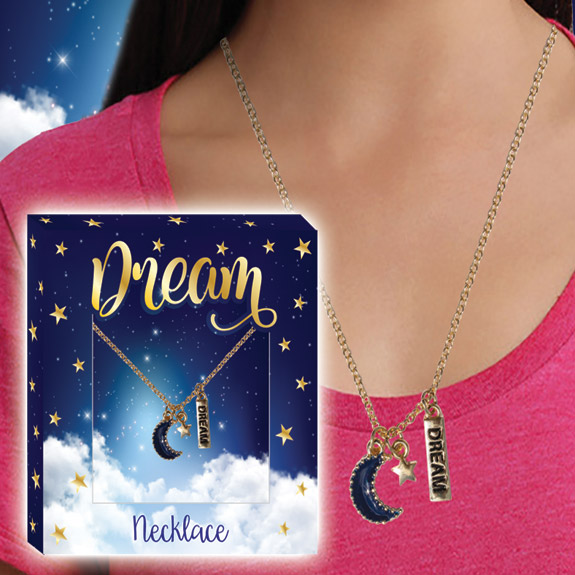 Dream Gold Charm Necklace - Jewelry Gifts - Holiday Gifts Mart