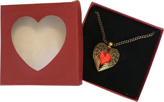 Red Heart with Wings - Jewelry Gifts - Holiday Gifts Mart