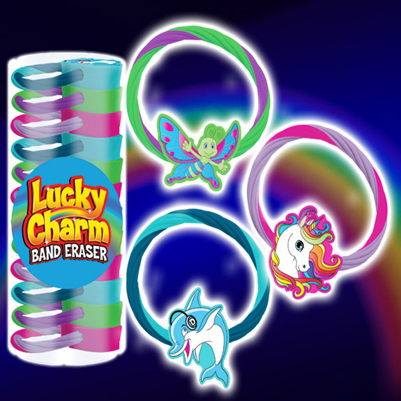 Lucky Charm Eraser Band - Gifts For Boys & Girls - Holiday Gifts Mart