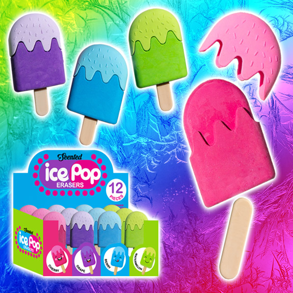 Scented Ice Pop Eraser - Gifts For Boys & Girls - Holiday Gifts Mart
