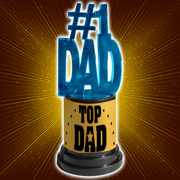 Top Dad Trophy - Dad Gifts - Holiday Gifts Mart