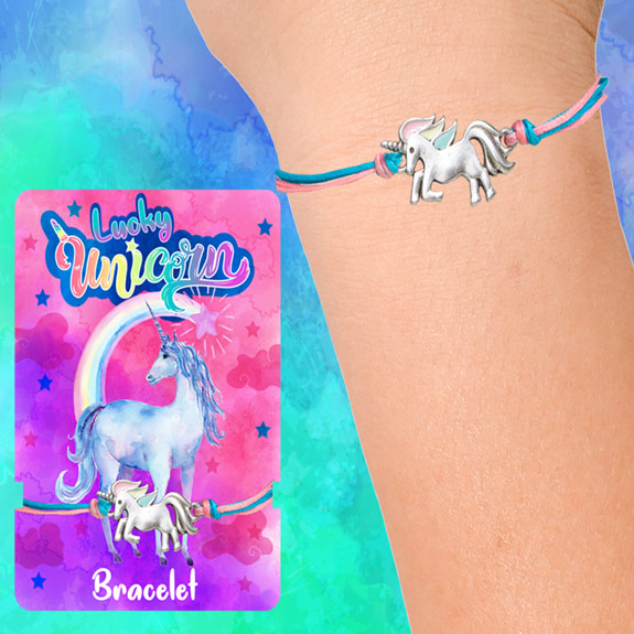 Lucky Unicorn Wish Bracelet