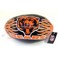 9 In. NFL Vinyl Football - Bears - Sports Team Logo Gifts - Holiday Gifts Mart